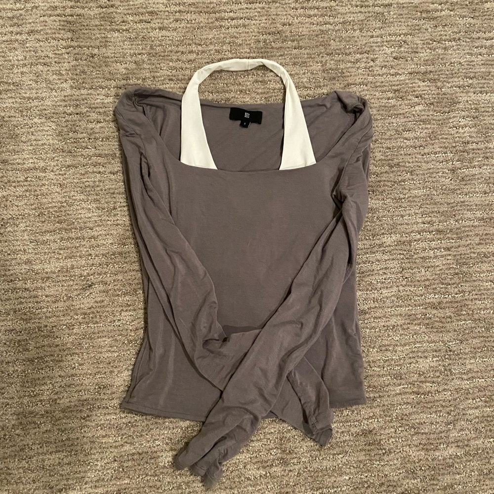 little puffy jodie halter top (two pack: black & grey)